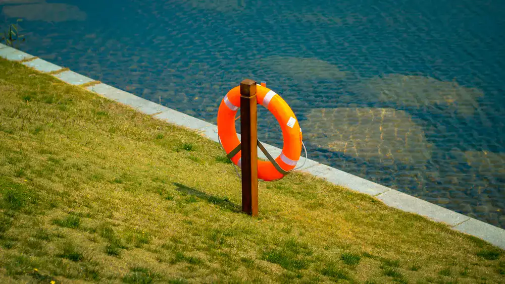 A heavy duty dry bag used for protecting items on the water